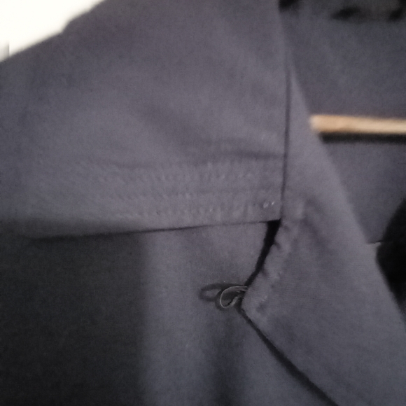 AB Abbmoore XL 16 Vintage Overcoat Jacket in Darkest Navy Blue - Picture 8 of 13